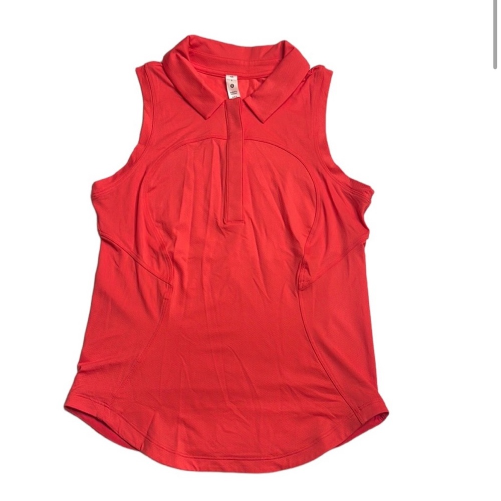 NWT Lululemon Quick-Drying
Sleeveless Polo Lipgloss